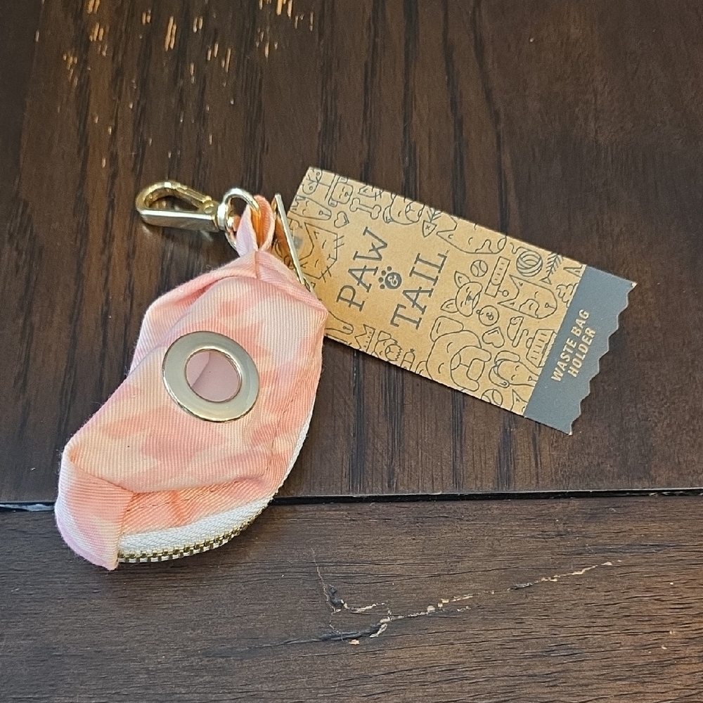 Paw & Tail Pink Waste Bag Holder